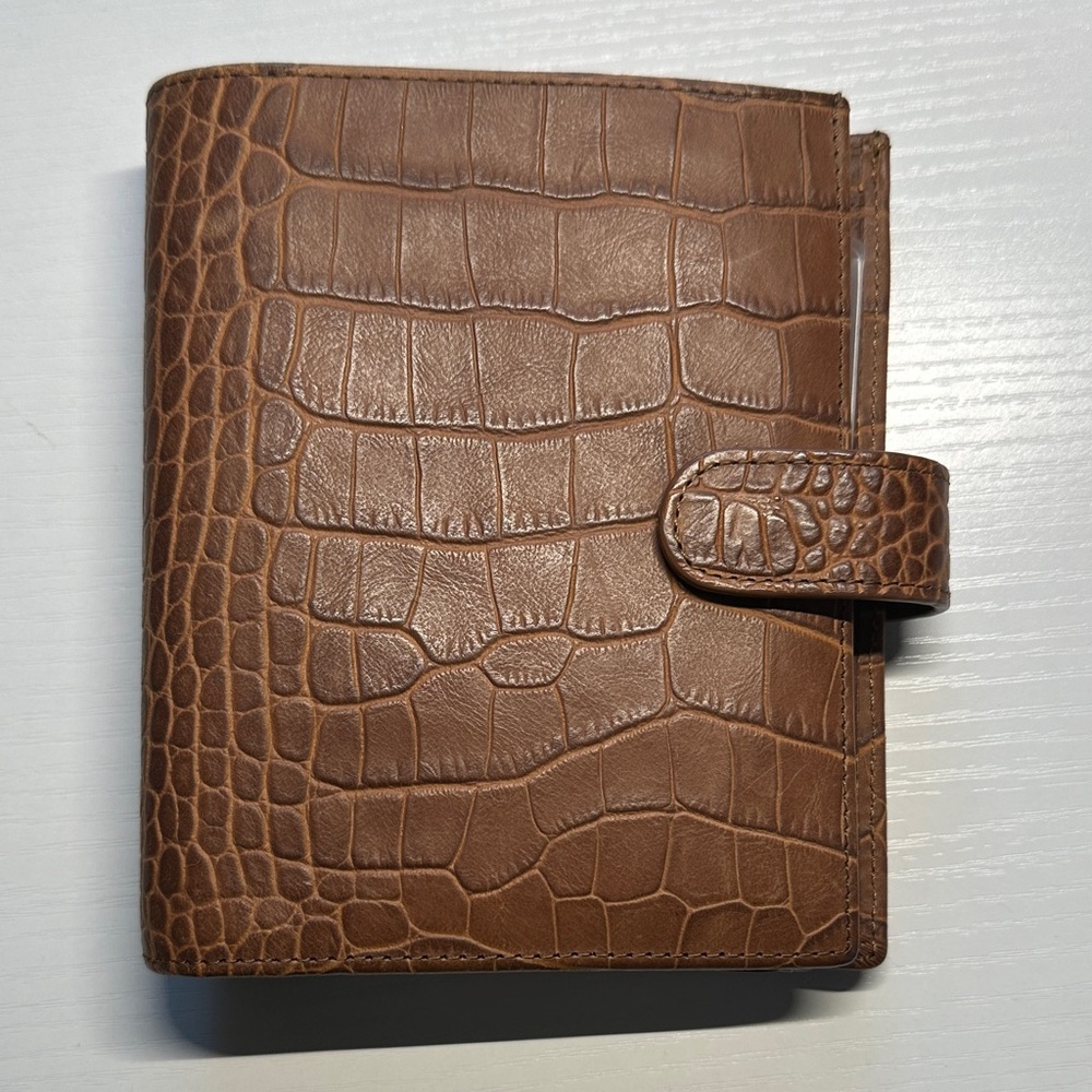 Gillio Croco Embossed Pocket Planner